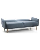 Canapé/lit cigo bleu - 210x86x86 cm