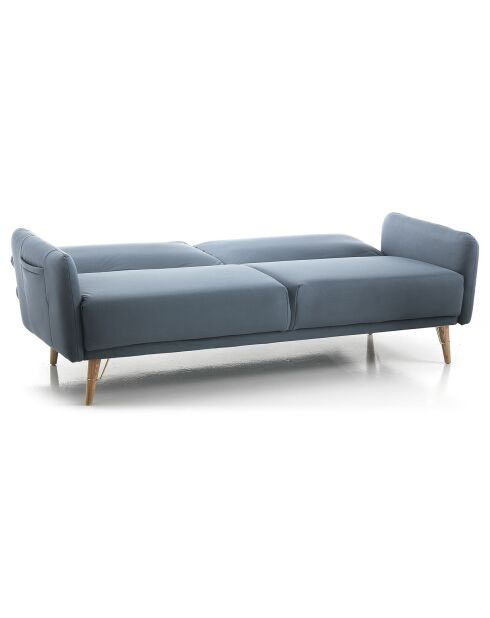 Canapé/lit cigo bleu - 210x86x86 cm