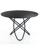 Table hula hoop ardesia noire