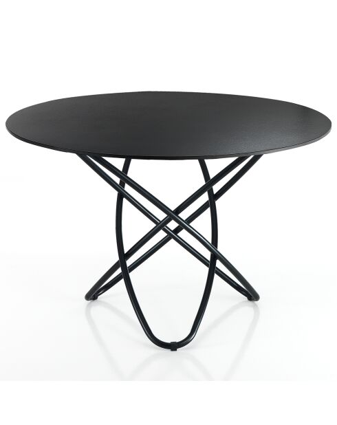 Table hula hoop ardesia noire