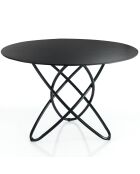 Table hula hoop ardesia noire