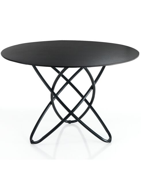Table hula hoop ardesia noire