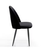 4 Chaises nail black noires - 87x48x54 cm