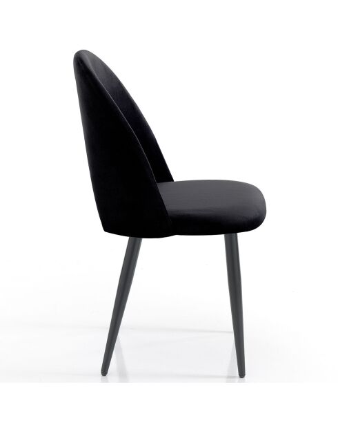 4 Chaises nail black noires - 87x48x54 cm