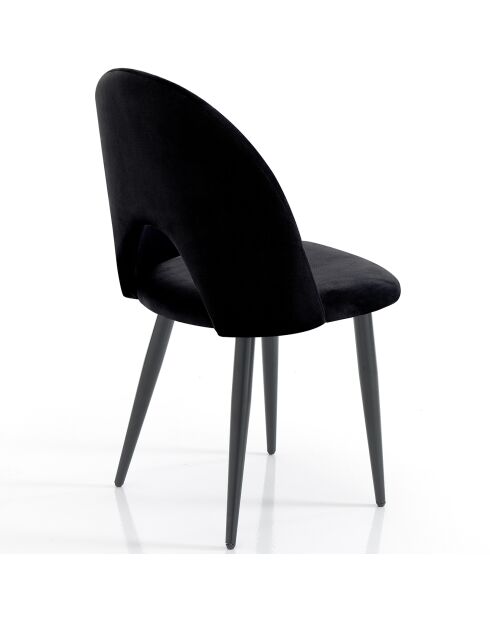 4 Chaises nail black noires - 87x48x54 cm