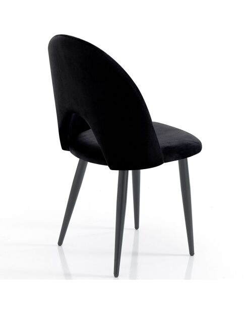 4 Chaises nail black noires - 87x48x54 cm