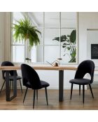 4 Chaises nail black noires - 87x48x54 cm