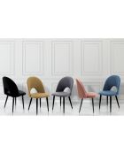 4 Chaises nail black noires - 87x48x54 cm