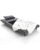 Fauteuil/ lit shift gris - 100x85x80 cm