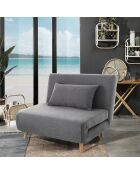 Fauteuil/ lit shift gris - 100x85x80 cm