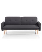 Canapé/ lit dede gris - 190x90x80 cm