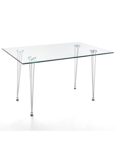Table/bureau matra transparent - 75x130x80 cm