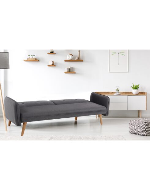 Canapé/ lit dede gris - 190x90x80 cm