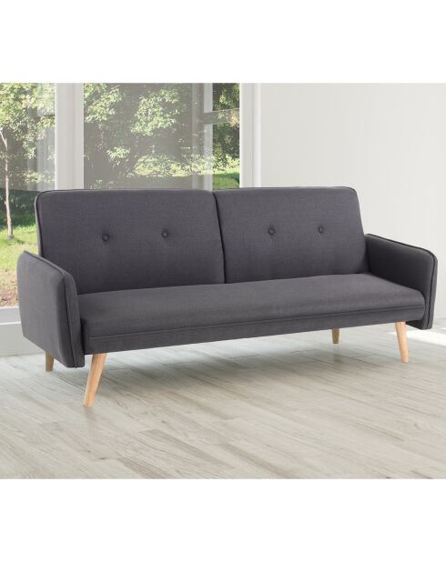 Canapé/ lit dede gris - 190x90x80 cm