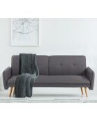 Canapé/ lit dede gris - 190x90x80 cm