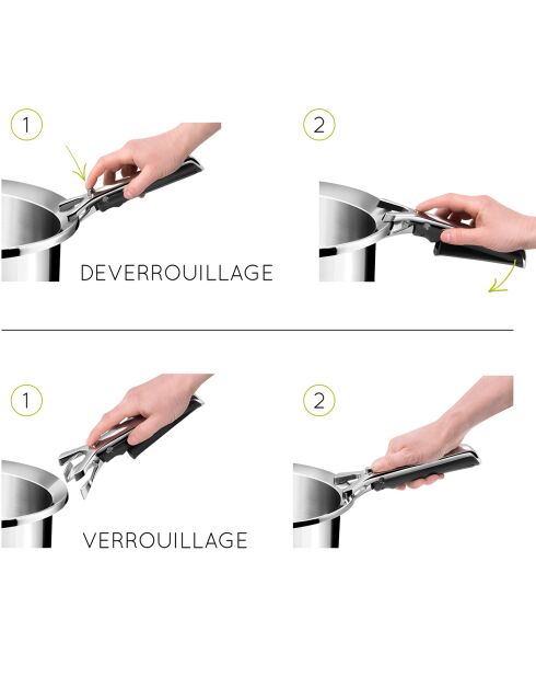 Poignée amovible Smartlock Ycône