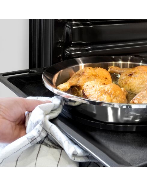 Poêle avec poignée amovible Ycône induction