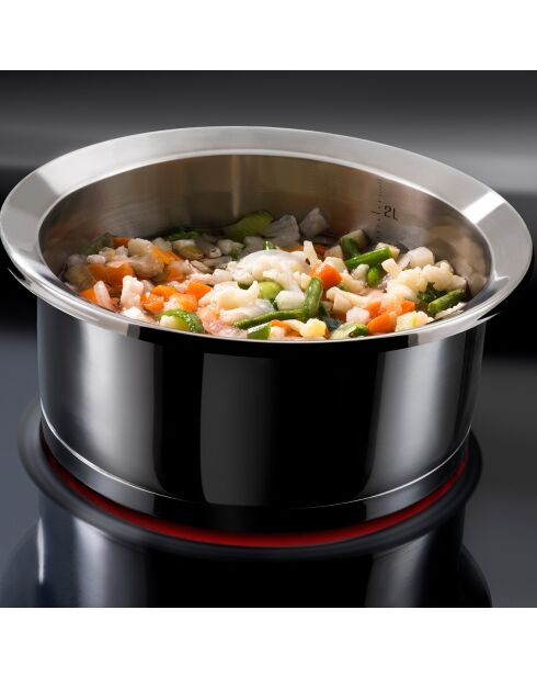 2 Casseroles + poignée amovible Ycône induction