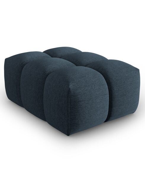 Pouf Lorella bleu foncé - 85x60x40 cm