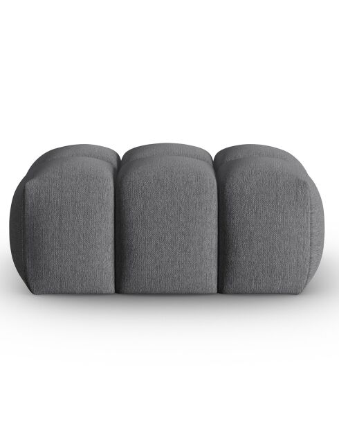 Pouf Lorella gris - 85x60x40 cm