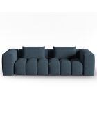 Canapé Modulaire Lorella 3 Places bleu foncé - 230x85x70 cm