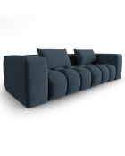 Canapé Modulaire Lorella 3 Places bleu foncé - 230x85x70 cm