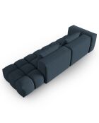 Canapé Modulable droit Lorella 4 Places bleu foncé - 265x85x70 cm