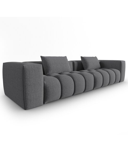 Canapé Modulaire Lorella 5 Places gris - 290x85x70 cm