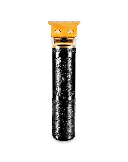 Tondeuse sans fil avec ecran led dragon noire