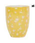6 Gobelets Beezz jaunes - 30cl