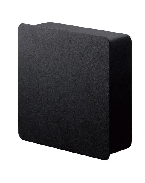 Tower zwart magnetisch sleutelkastje - 15,8x5,5x15,8 cm