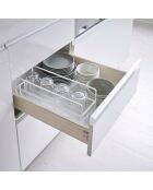 Support pour tasses et verres Tower blanc - 11x33.2x12 cm