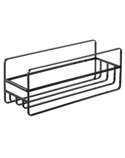 Bicchiere a torre e portabicchieri nero - 11x33,2x12 cm