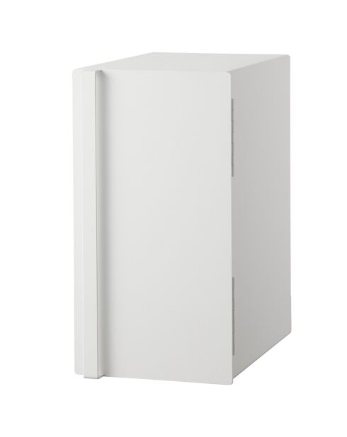 Boite à pain verticale Tower blanche - 22x34.5x41 cm