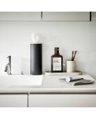 Scatola tonda per fazzoletti L Rin nera - 9,2x9,2x23,8 cm