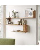 Étagère Wl10-A pin atlantique - 120x71.4x14.5 cm