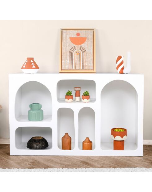 Console Liva blanche - 120x74x37 cm