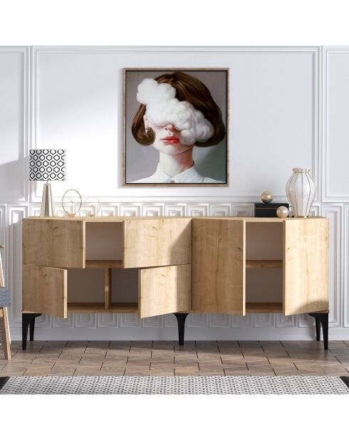 Console Laika chêne saphir -  180x80x40 cm