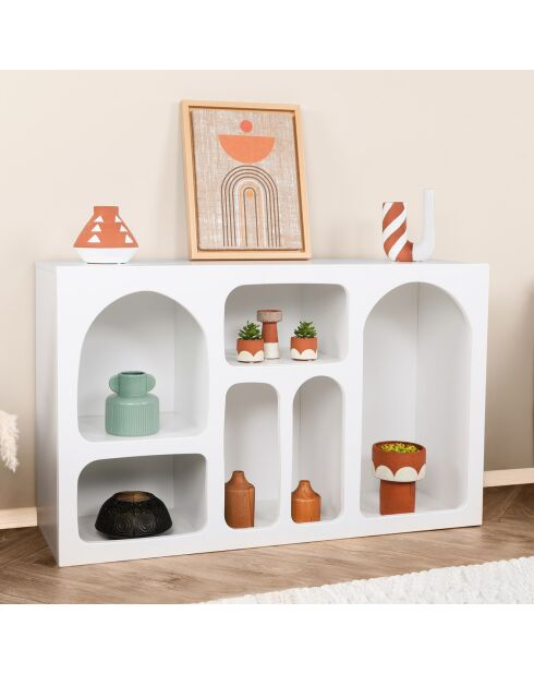Console Liva blanche - 120x74x37 cm