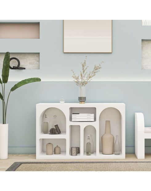 Console Liva blanche - 120x74x37 cm