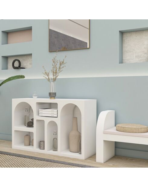Consola Liva blanca - 120x74x37 cm