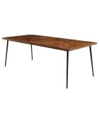 Table à manger rectangulaire bois recyclé Kiara bois - 220x100x78 cm