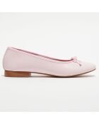 Ballerines en Cuir Jeanne roses