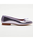 Ballerines en Cuir Jeanne lilas