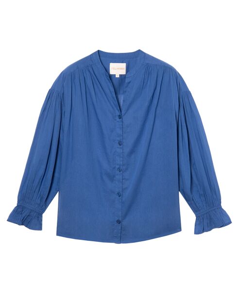 Chemise droite Joanna bleue