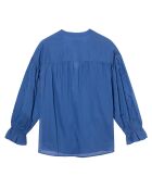 Chemise droite Joanna bleue