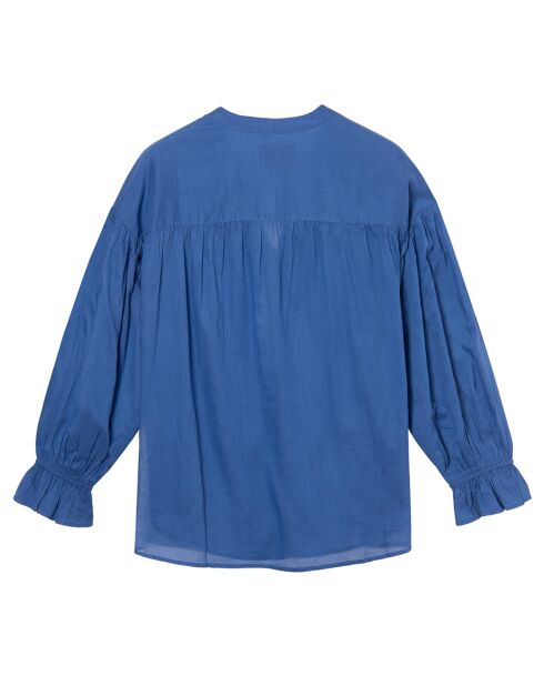 Chemise droite Joanna bleue