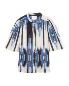 Chemise droite Priyanka bleue