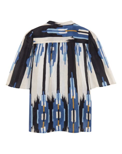 Chemise droite Priyanka bleue
