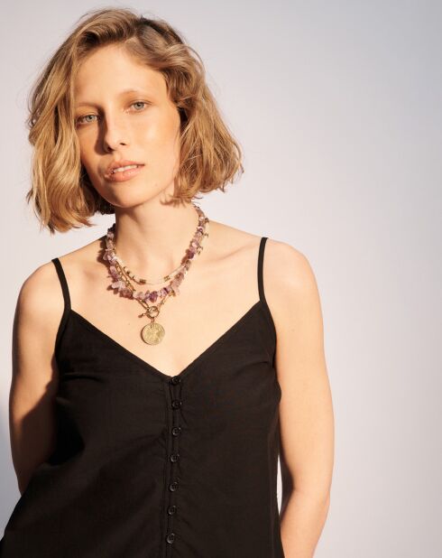 Débardeur loose Adrienne carbone